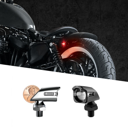 XK Glow Mini Red Turn Signal Black x2 - XK034022-RB User 1