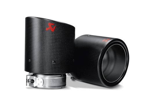 Akrapovic 09-12 Volkswagen Golf GTD (VI) Tail Pipe Set (Carbon) - TP-VWGMK6-CA