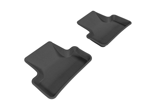 3D MAXpider 2009-2017 Audi Q5/SQ5 Kagu 2nd Row Floormats - Black - L1AD00921509