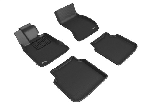 3D MAXpider 2009-2012 BMW 7 Series LI F02/F04 Kagu 1st & 2nd Row Floormats - Black - L1BM05201509 Photo - Primary