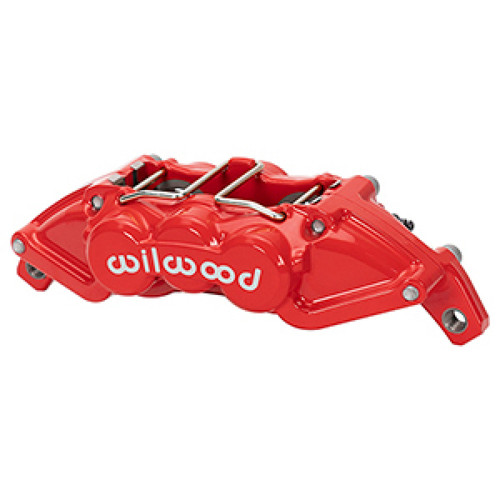 Wilwood Universal UTV4 Caliper 1.00/1.00in Pistons 25in Rotor - Red - 120-16572-RD Photo - Primary