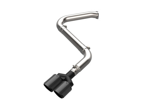 aFe Takeda 21-25 Hyundai Elantra 1.6L (t) 3in. SS Axle-Back Exhaust System w/Carbon Tips - 49-37045-C Photo - Primary