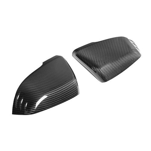 EOS Carbon Fiber Mirror Covers - 2020+ Toyota Supra A90 (MC-424-BKCF)