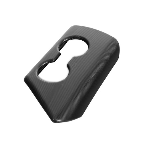 EOS Carbon Fiber Center Console Cover - 2020+ Toyota Supra (AC-487-BKCF)