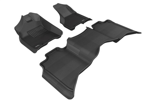 3D MAXpider 09-12 Dodge Ram 1500 Crew Cab / 2500 / 3500 Crew Cab Kagu Black Full Set (1 EYELET) - L1DG01701509 Photo - Primary