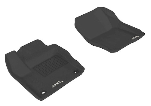 3D MAXpider 2012-2018 Ford Focus Kagu 1st Row Floormat - Black - L1FR02911509