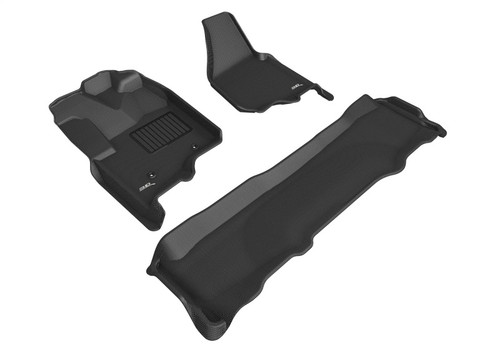 3D Maxpider 12-16 Ford F-250 / 350 / 450 Supercrew Kagu Black R1 R2 - L1FR09001509