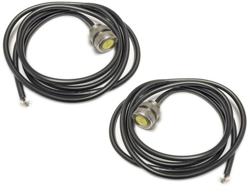 Artec Industries (2-Pack) - Led Bolt Light - 3 Watt Cool White Stainless Steel 11Mm Silver - OZ1102