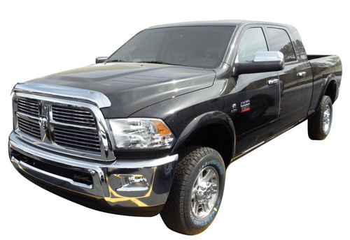 AVS 10-18 Dodge RAM 2500 High Profile Hood Shield - Chrome - 680120