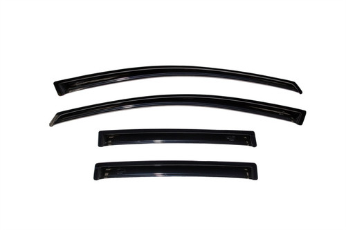 AVS 07-12 Nissan Versa Hatch Ventvisor Outside Mount Window Deflectors 4pc - Smoke - 94009