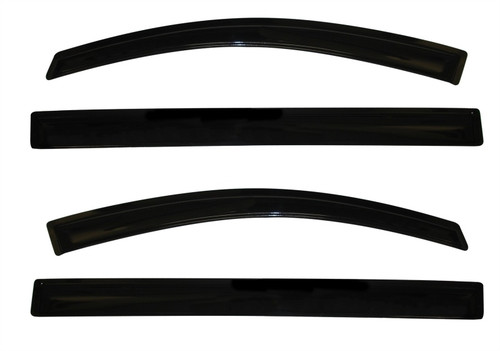 AVS 11-18 Toyota Sienna Ventvisor Outside Mount Window Deflectors 4pc - Smoke - 94365