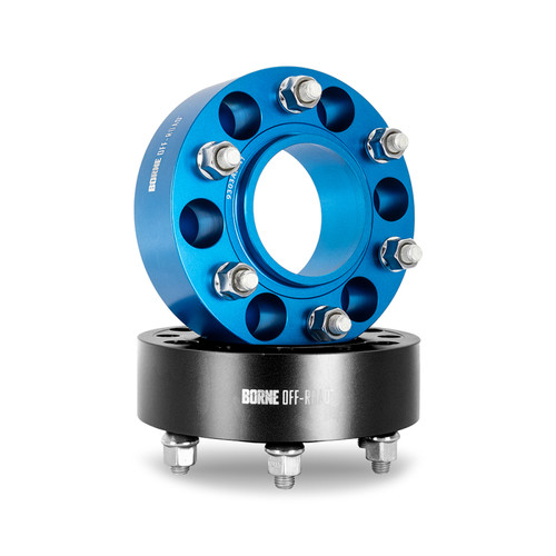 Borne Off-Road Wheel Spacers - 6x139.7 - 106 - 30mm - M12 - Blue - BNWS-004-300BL