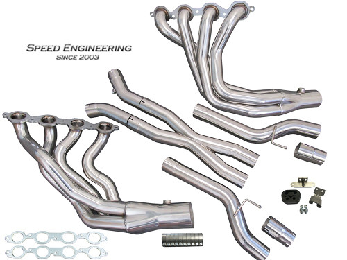Speed Engineering - 1 7/8" Long Tube  Headers w. X-Pipe - C7 Corvette LT1 / LT4 Speed Engineering - 1 7/8" Long Tube  Headers w. X-Pipe - C7 Corvette LT1 / LT4