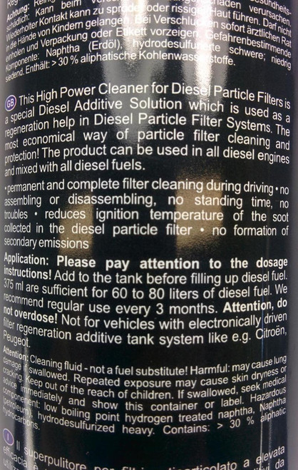 DDP High Performance DPF Clean - DDP DPFCLEAN