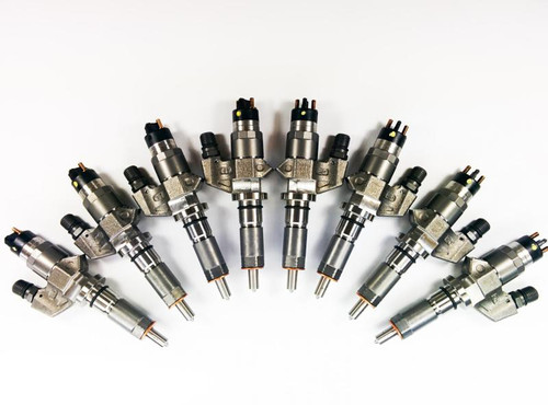 DDP 01-04 Chevrolet Duramax 6.6L LB7 Reman Injector Set - 200hp (100% Over) - DDP LB7-200