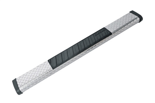 Deezee Universal Tubes - 6In Oval - Brite Tread Aluminum (ExtCab) - DZ16411