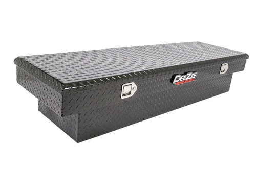 Deezee Universal Tool Box - Red Crossover - Single Lid Black BT Full Size - DZ8170B