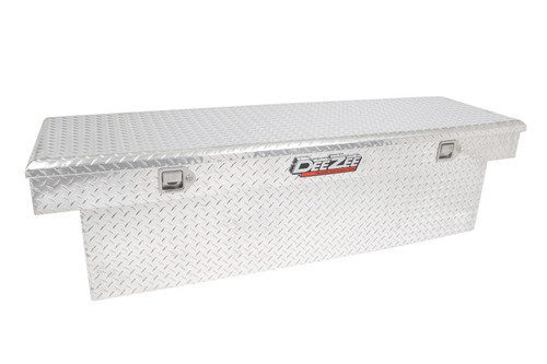 Deezee Universal Tool Box - Red Crossover - Single Lid BT Alum Full Size (Deep) - DZ8170D
