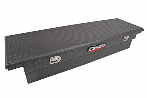 Deezee Universal Tool Box - Red Crossover - Single Lid Black BT (Low/Txt Blk) - DZ8170LTB