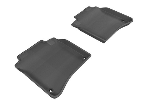 3D MAXpider 2014-2019 Mercedes-Benz S-Class W222 Kagu 2nd Row Floormats - Black - L1MB04621509