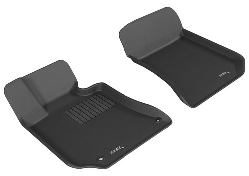 3D MAXpider 2010-2013 Mercedes-Benz E-Class W212 Kagu 1st Row Floormat - Black - L1MB05711509
