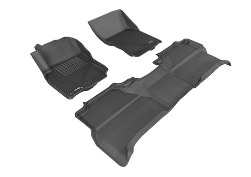3D MAXpider 05-19 Nissan Frontier Crew Cab Kagu Black Full Set (2 EYELETS) - L1NS06101509 Photo - Primary