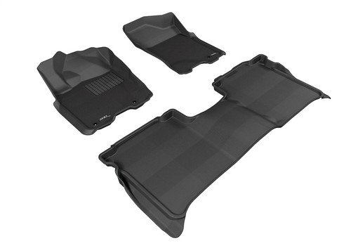 3D MAXpider 09-15 Nissan Titan Crew Cab Kagu Black Full Set (w/ STORAGE BOX) - L1NS06701509 Photo - Primary