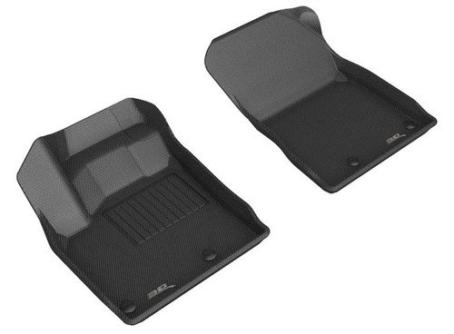 3D Maxpider 21-22 Nissan Rogue Kagu 1st Row Floormat - Black - L1NS13611509