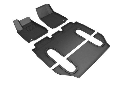 3D MAXpider 16-21 Tesla Model X 6-Seat Kagu Black Full Set - L1TL00101509 Photo - Primary