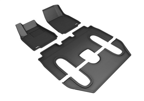 3D MAXpider 16-19 Tesla Model X 6-Seat w/ Center Console Kagu Black Full Set - L1TL00901509 Photo - Primary