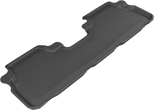 3D MAXpider 2008-2013 Toyota Highlander Kagu 2nd Row Floormats - Black - L1TY15021509