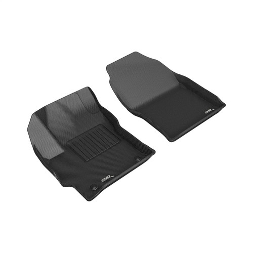 3D MAXider 22-23 Toyota Corolla Cross FWD Kagu Black Floor Mats - Row 1 - L1TY26811509