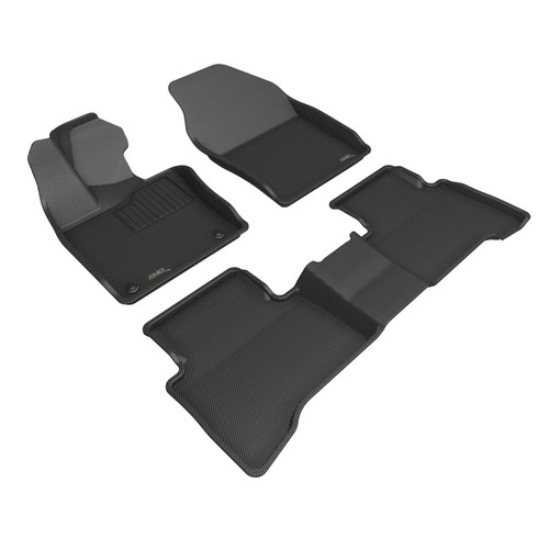 3D MAXider 2023 Toyota Prius Kagu Black Floor Mat - Row 1/2 - L1TY30501509