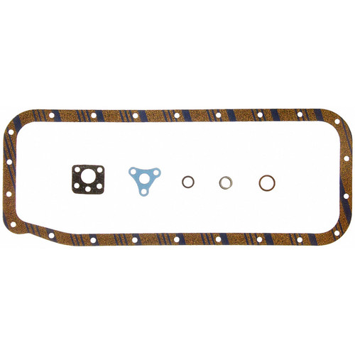Fel-Pro OS 10701 C-1 Engine Oil Pan Gasket Set Blue Stripe cork-rubber - OS10701C1 Photo - Primary
