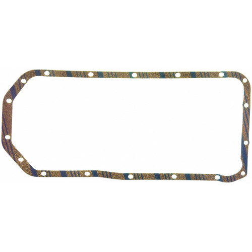 Fel-Pro OS 11408 C-1 Engine Oil Pan Gasket Set Blue Stripe cork-rubber - OS11408C1 Photo - Primary