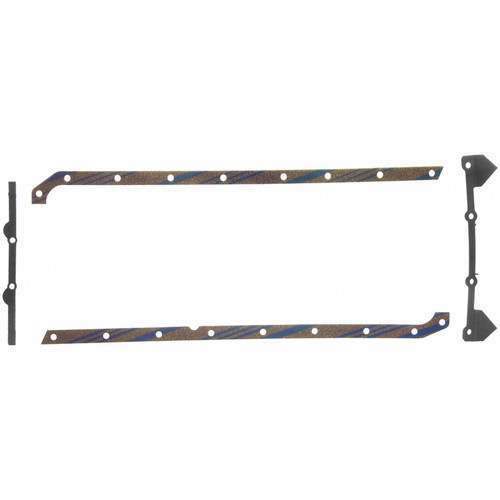 Fel-Pro Dodge D150 OS 12705 C-1 Engine Oil Pan Gasket Set Blue Stripe cork-rubber - OS12705C1 Photo - Primary