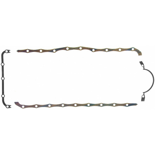 Fel-Pro Ford F-150 OS 13811 C Engine Oil Pan Gasket Set Blue Stripe cork-rubber - OS13811C Photo - Primary