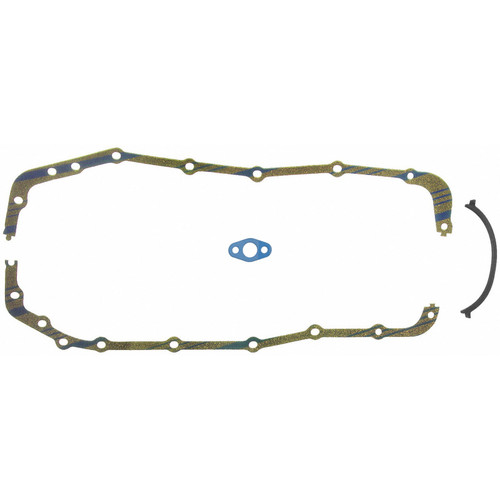Fel-Pro Buick Electra OS 30185 C Engine Oil Pan Gasket Set Blue Stripe cork-rubber - OS30185C Photo - Primary
