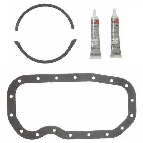 Fel-Pro Isuzu Trooper OS 30556 A Engine Oil Pan Gasket Set High-Temperature Rubber-Coated Fiber - OS30556A Photo - Primary