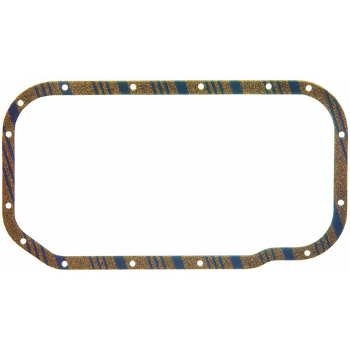 Fel-Pro Plymouth Colt OS 30655 C Engine Oil Pan Gasket Set Blue Stripe cork-rubber - OS30655C Photo - Primary