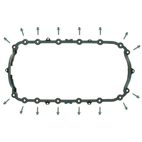 Fel-Pro Ford Ranger OS 30717 R Engine Oil Pan Gasket Set PermaDryPlus rigid carrier - OS30717R Photo - Primary