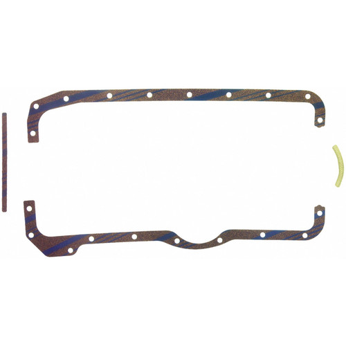 Fel-Pro OS 30912 C-1 Engine Oil Pan Gasket Set Blue Stripe cork-rubber - OS30912C1 Photo - Primary