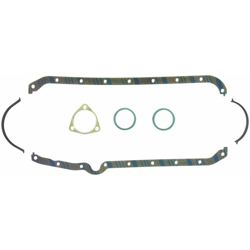 Fel-Pro Chevrolet Camaro OS 5197 C-4 Engine Oil Pan Gasket Set Blue Stripe cork-rubber - OS5197C4 Photo - Primary