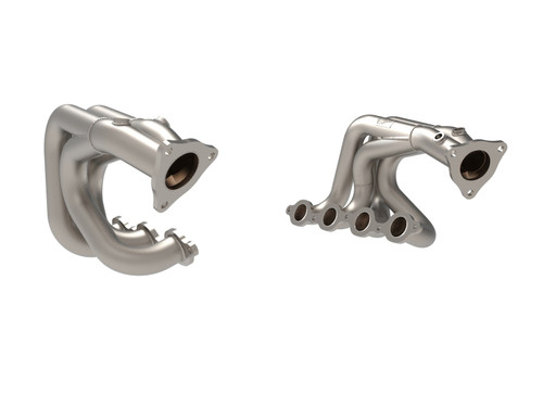 aFe Power  Twisted Steel 304 Stainless Steel Headers Titanium Ceramic Coated - C8 Corvette aFe Power  Twisted Steel 304 Stainless Steel Headers Titanium Ceramic Coated - C8 Corvette