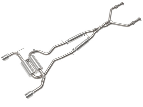 afe Takeda Cat-Back Exhaust System Infiniti Q50 14-15 V6-3.7L - 49-36136-P Photo - Primary