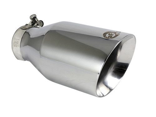 afe MACH Force-Xp Universal Exhaust Tip 2-1/2 IN Inlet x 4-1/2 IN Outlet x 9 IN L - 49T25454-P091 Photo - Primary