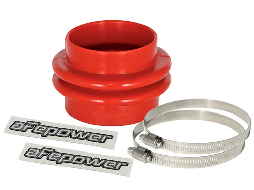 afe Magnum FORCE Intake Coupling Kit (3-1/8 IN ID to 3 IN ID x 2-3/4 IN L) Straight Coupler - Red - 59-00049 Photo - Primary