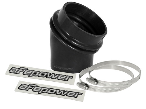 afe Magnum FORCE Intake Coupling Kit (3 IN ID to 2-1/2 IN ID x 35 Deg.) Elbow Coupler - Black - 59-00089 Photo - Primary