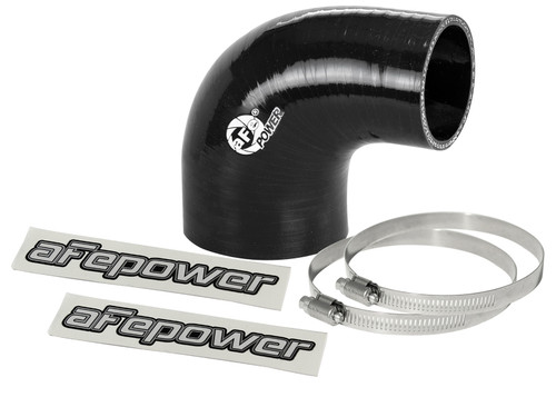 afe Magnum FORCE Intake Coupling Kit (2-3/4 IN ID to 2 IN ID x 90 Deg.) Elbow Coupler - Black - 59-00102 Photo - Primary