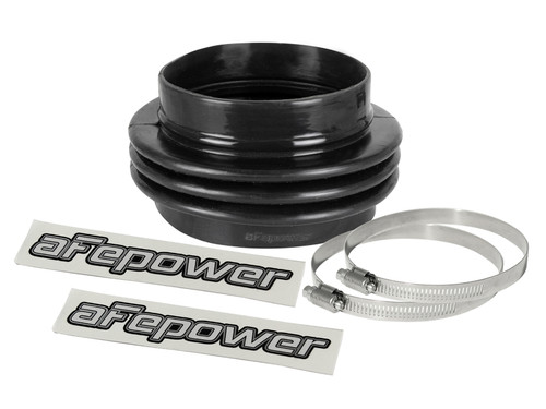 afe Magnum FORCE Intake Coupling Kit (5 IN ID to 4-1/2 IN ID x3-1/4 IN L) Straight Bellow- Black - 59-00112 Photo - Primary